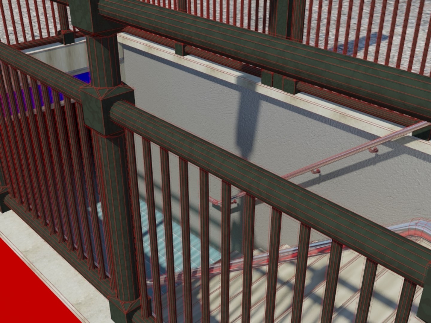 underground entrance london 3d 3ds
