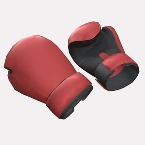 boxing gloves 3D model