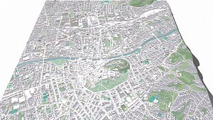 Cityscape Graz Austria model