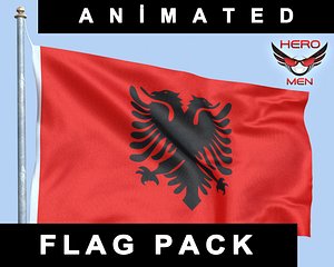 Albania Flag (animated)