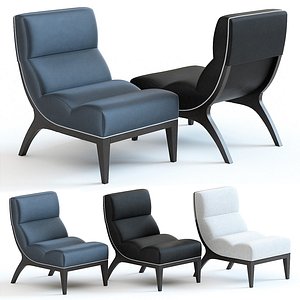 3D model sofa chair kirk armchair
