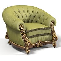 Riva mobili d`arte emozioni classic armchair chair baroque tufted carved luxury