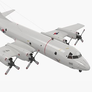 South Korea P3 Orion Maritime Reconnaissance Flying