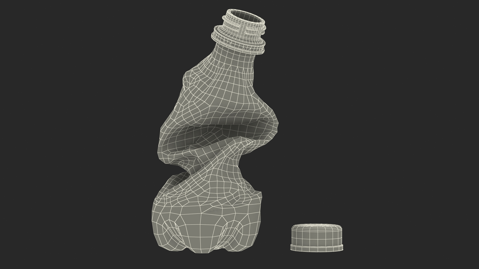 modeling - How would I make these curved indents in this water bottle?  Picture in description. - Blender Stack Exchange