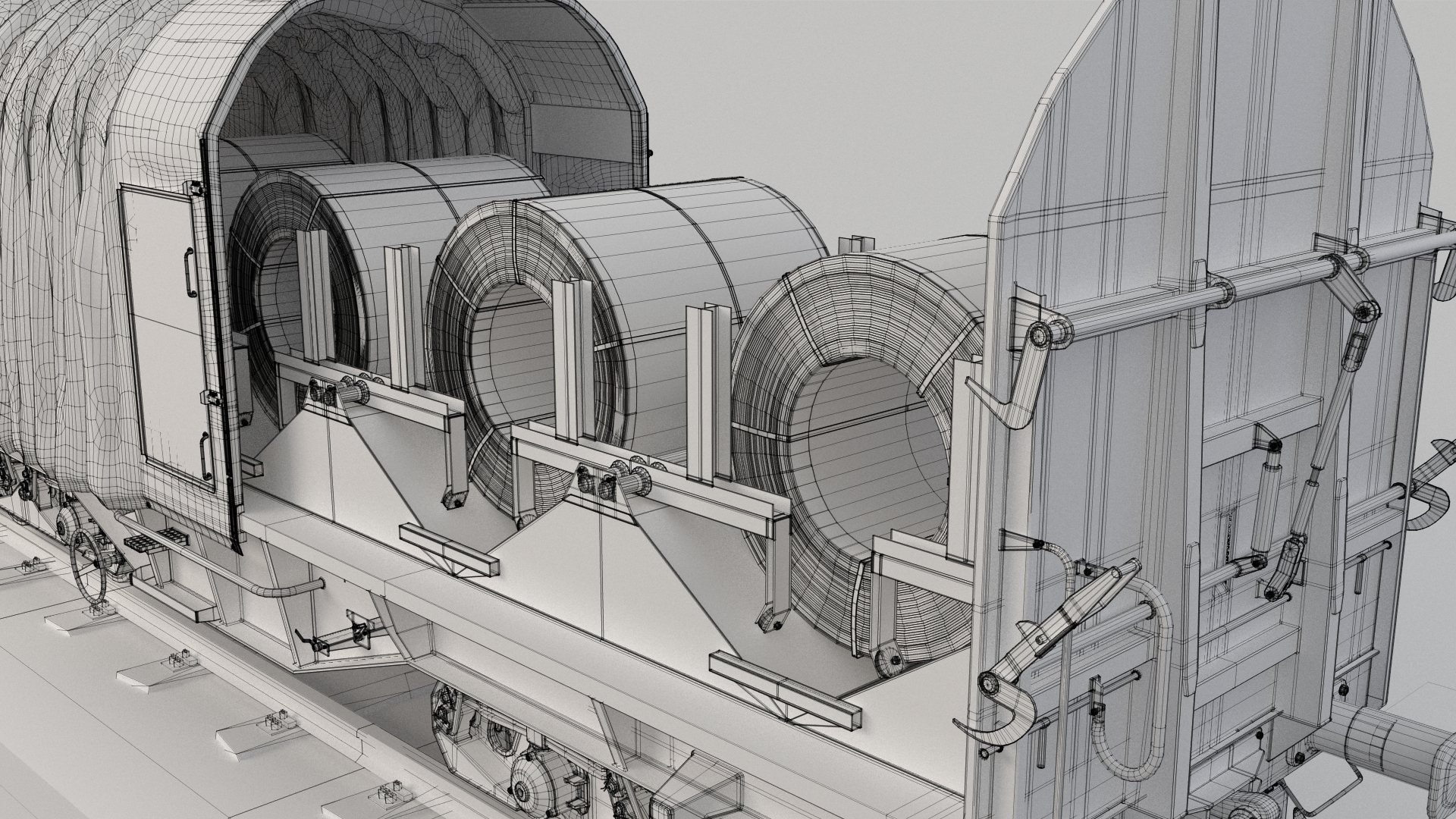 3D Model Container Train Spool - TurboSquid 1524135