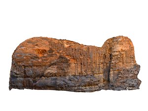 wadi rum mountains mars 3D