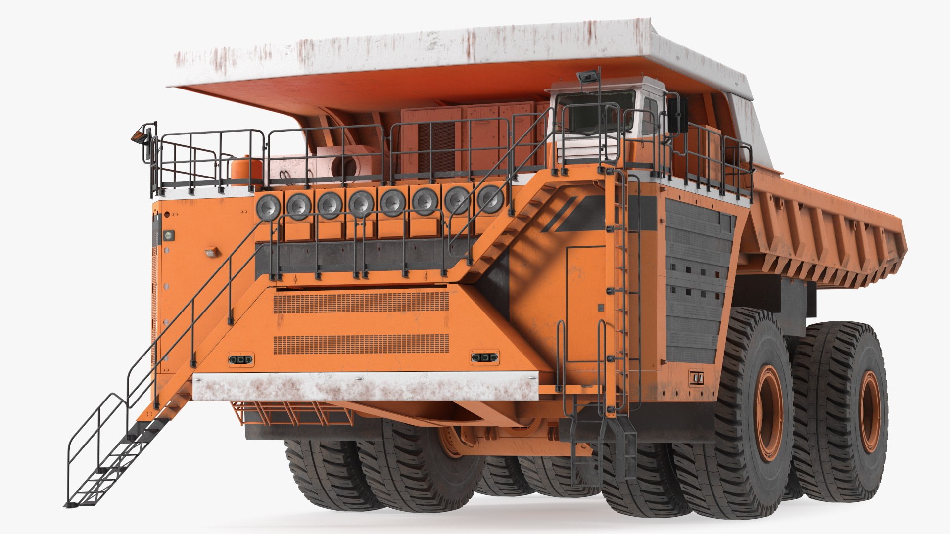 Ultra Class Haul Truck Dirty 3D model preview