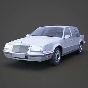 3D Chrysler Imperial 1989 model