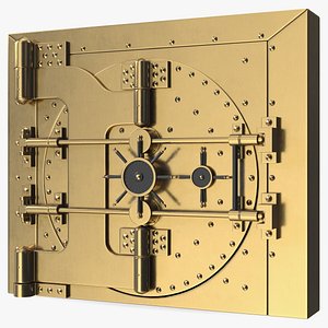 Round Vault Door Bronze