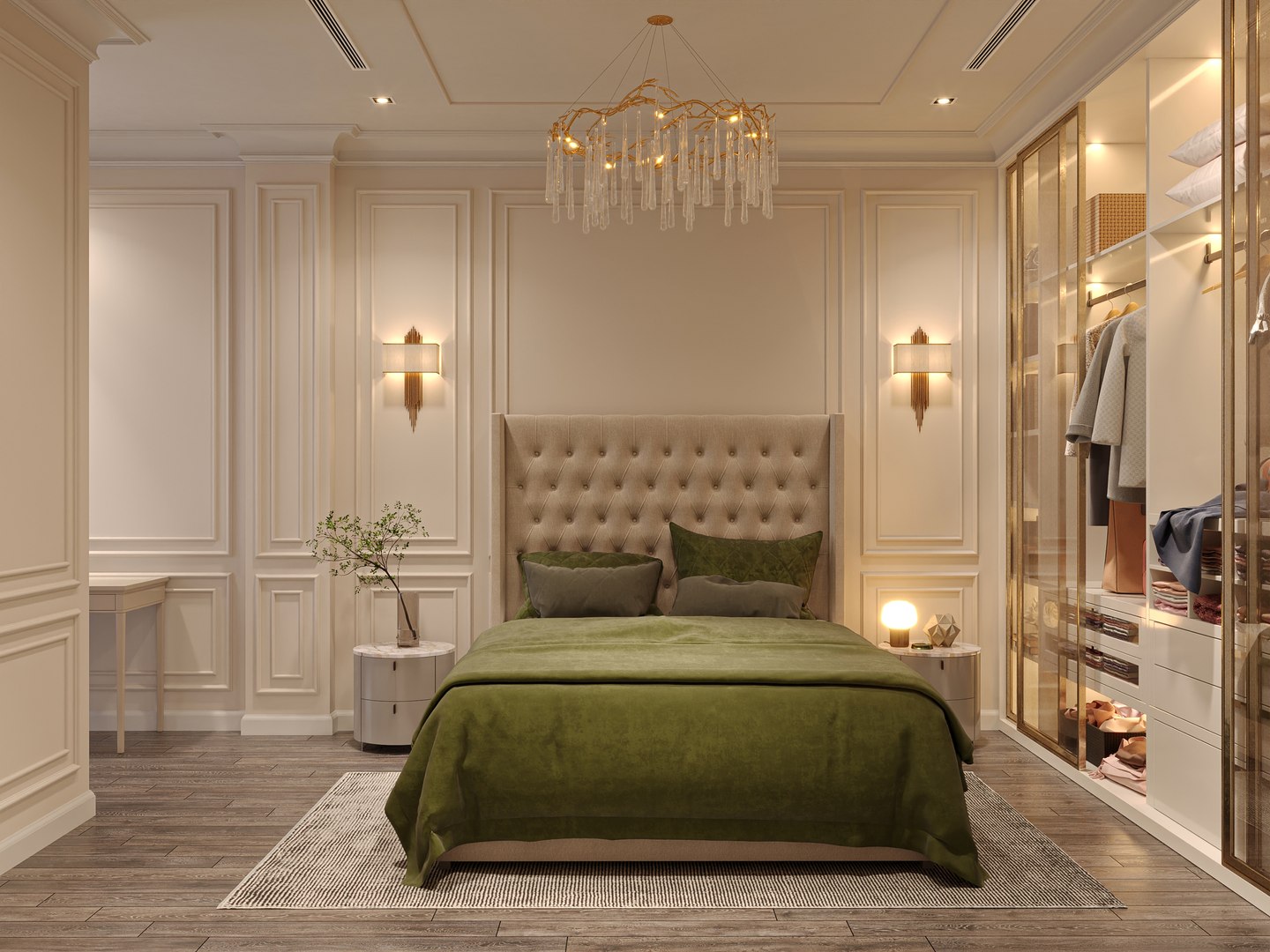 Neo Classic Bedroom model - TurboSquid 2018180