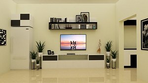 3D living room