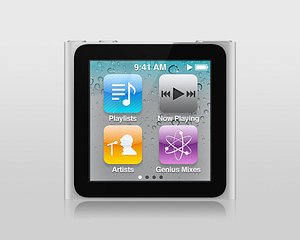 3d model apple ipod nano 6g