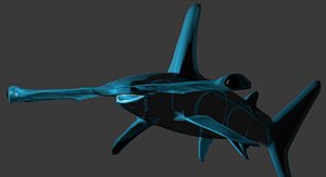Hammerhead Shark Skeleton