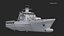 3D Lurssen OPV 80 Patrol Vessel