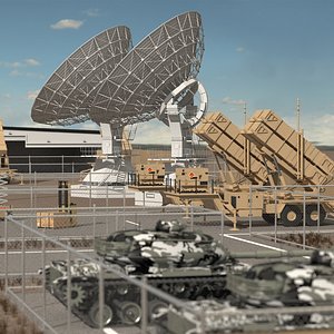 Military Base 3D model