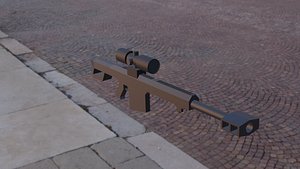 Beretta 50 Calibur Low Poly