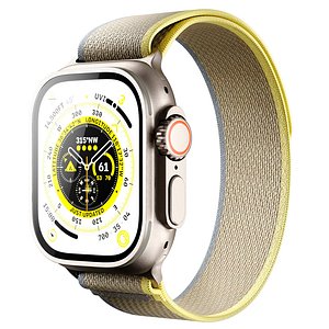 Apple Watch Ultra YellowBeige TrailLoop model