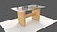 3d model of table chair