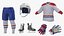 Hockey Equipment White
