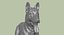 Zbrush Shepherd Dog (벨기에 말리노) UVed
