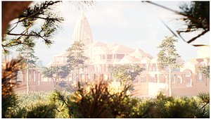 3D The Ram Mandir Ayodhya  A Revered 3D Journey in Unreal Engine 5 model