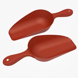 3D Garden Scoop model