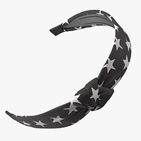 Black Hairband with Stars
