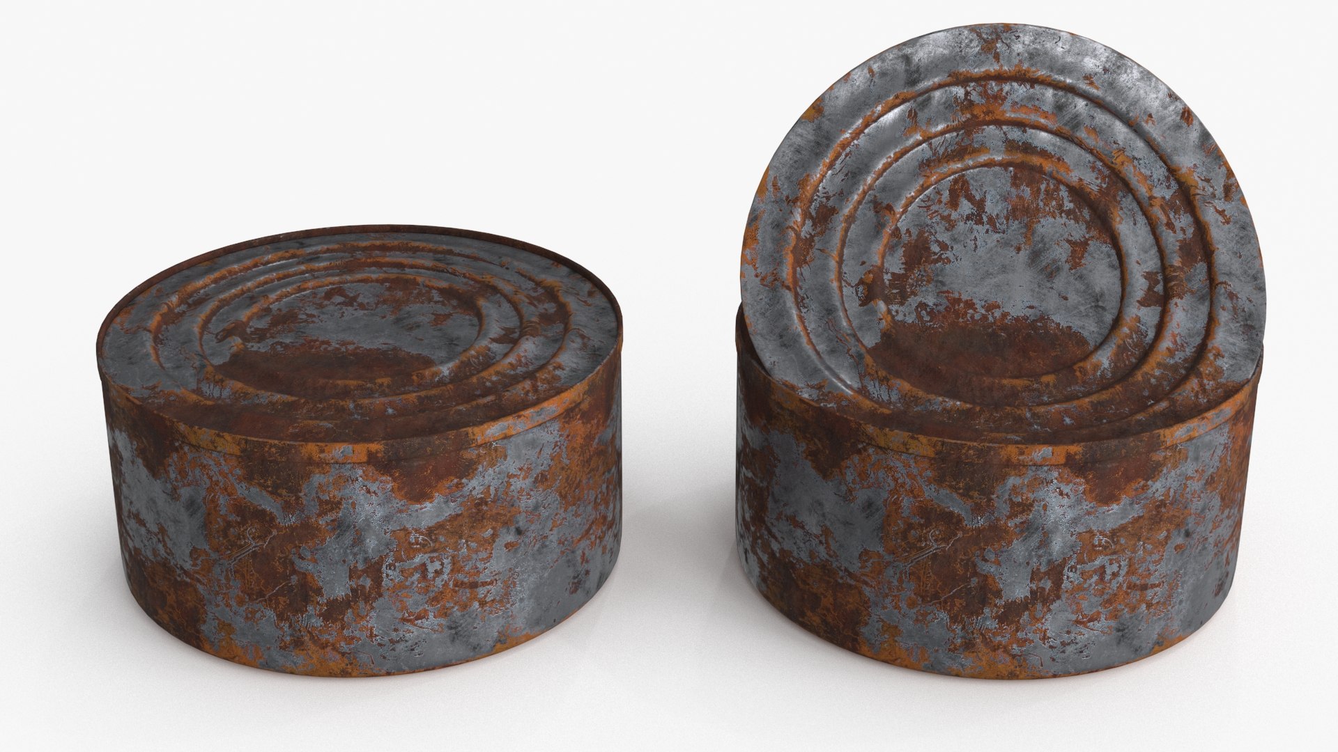 Tin Can V2 Rust Model - TurboSquid 2250840