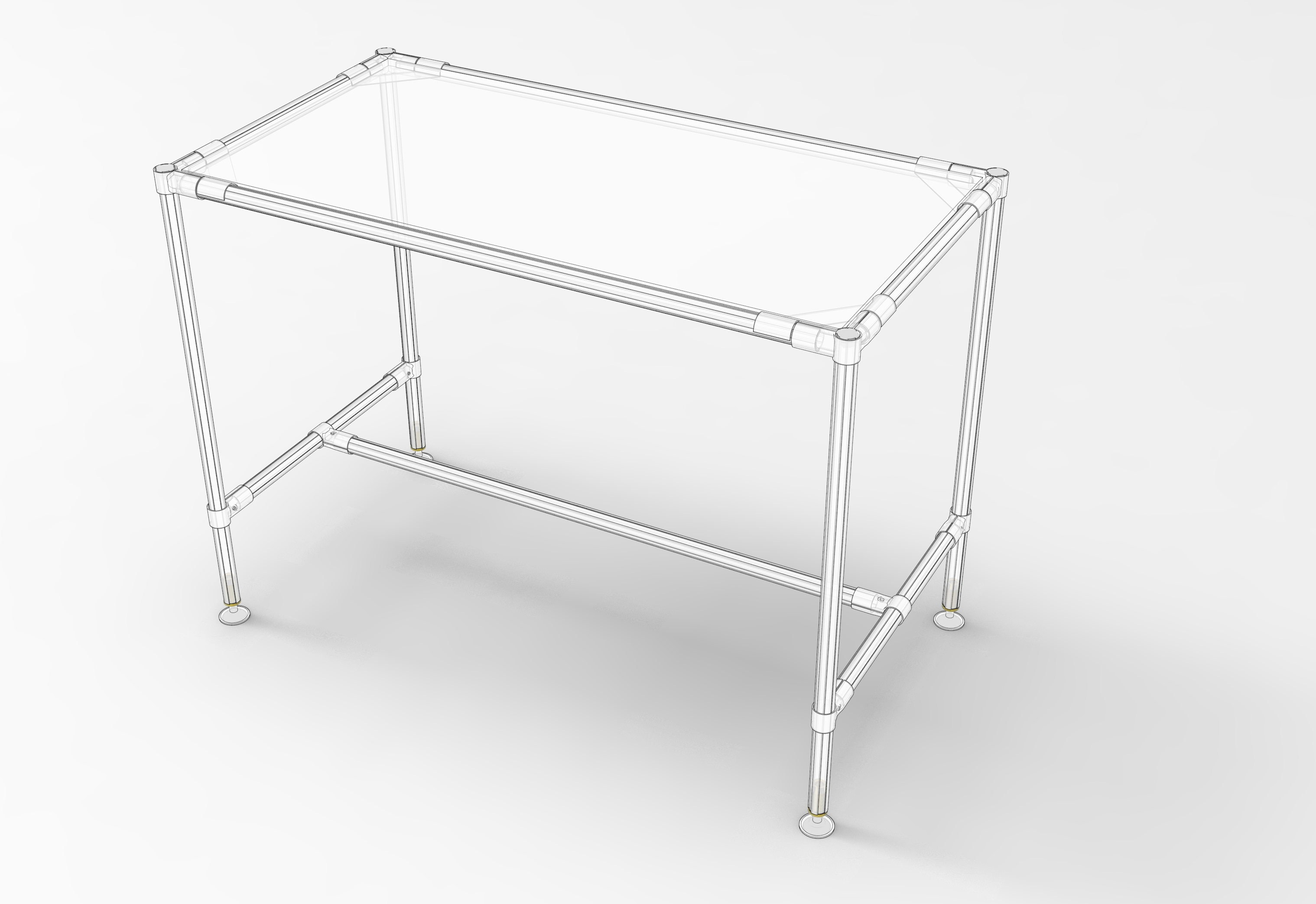 Detachable Desk 3D model TurboSquid 1915053