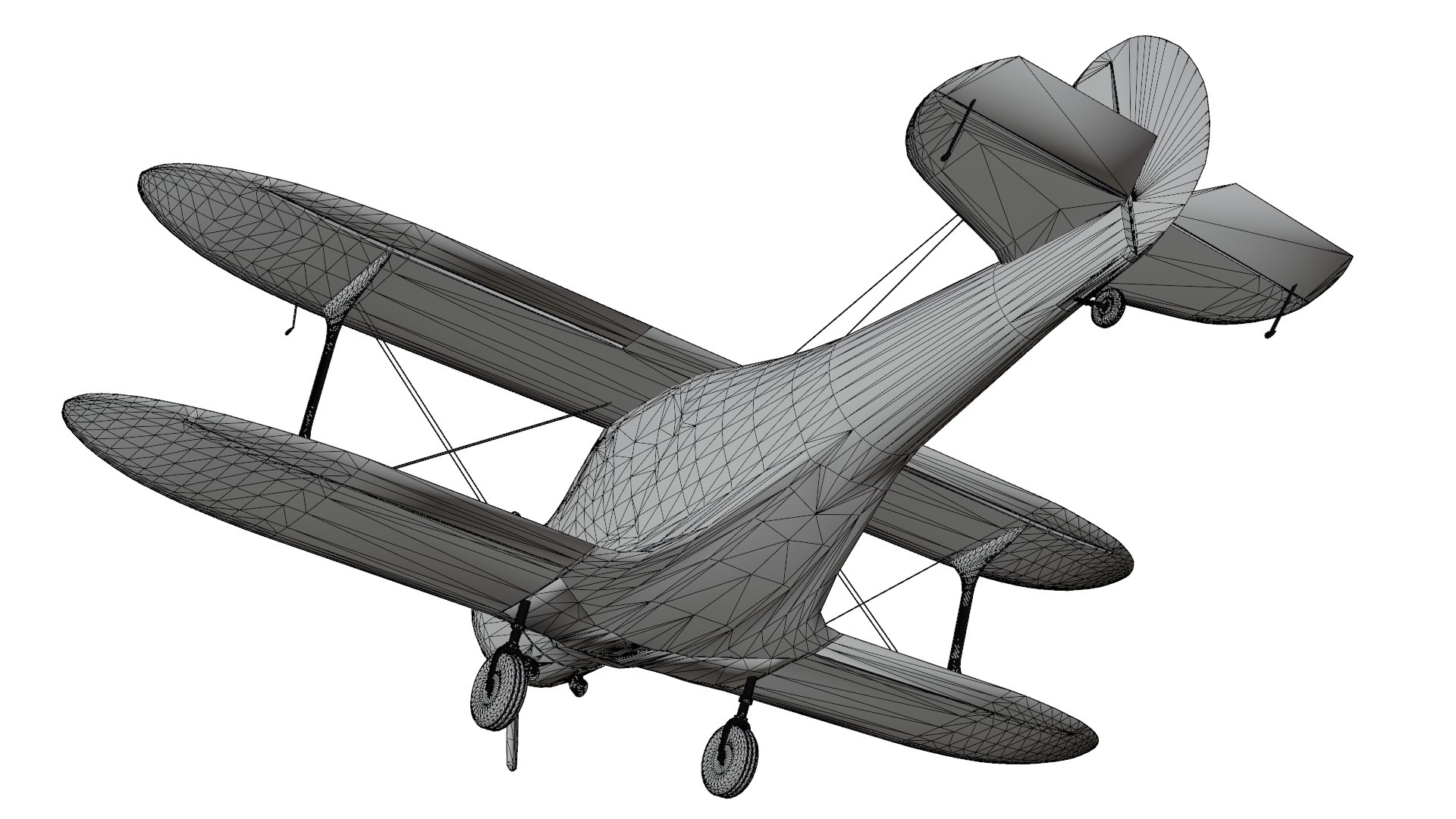 3D Model Beechcraft-Staggerwing - TurboSquid 2131708