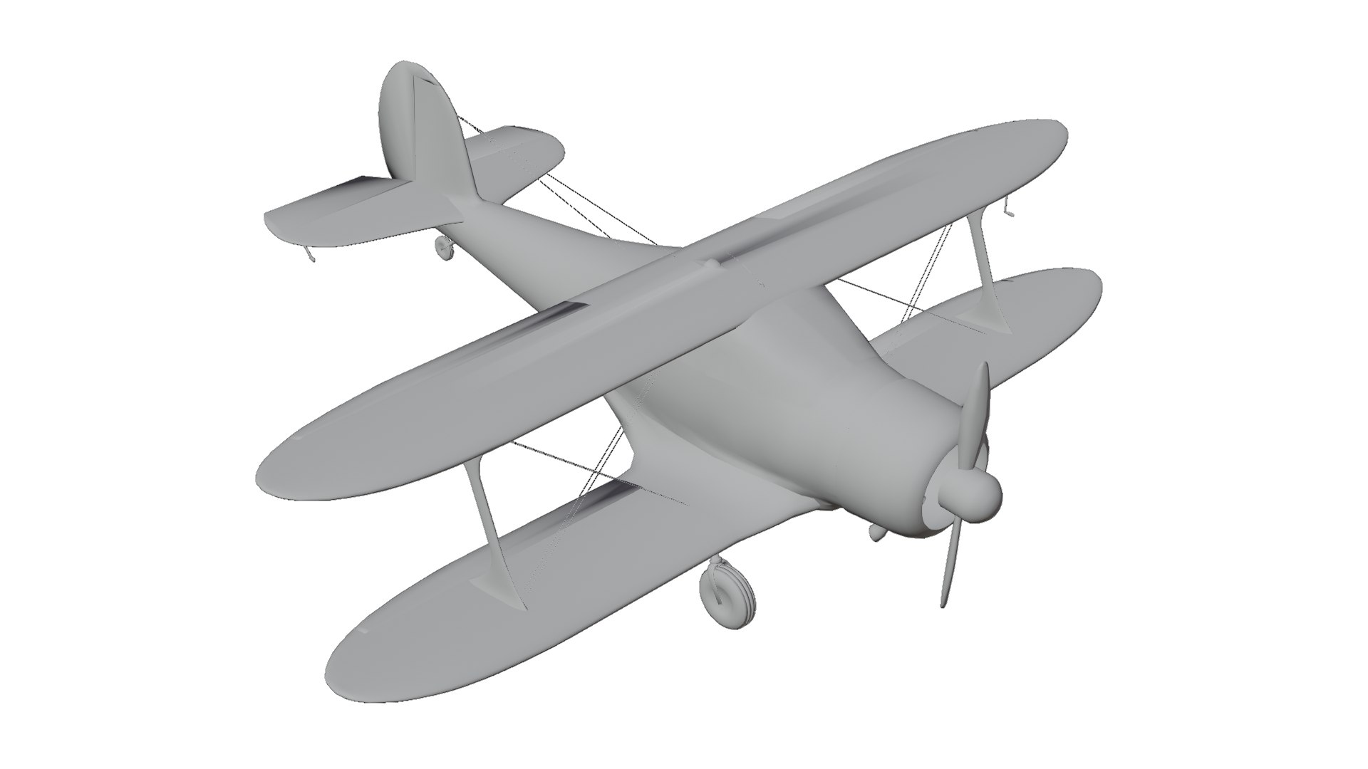 3D Model Beechcraft-Staggerwing - TurboSquid 2131708