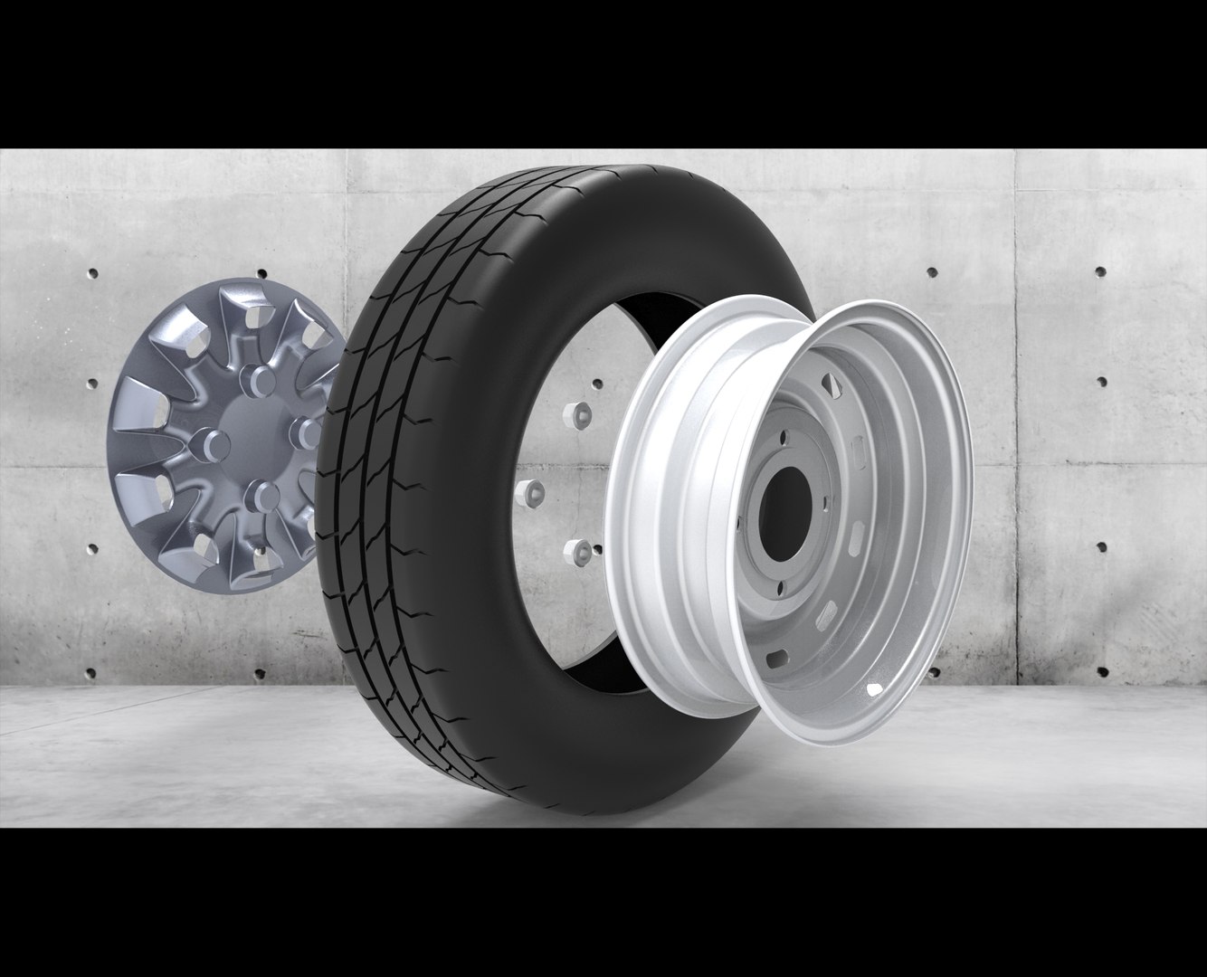 Wheel 175-70-R13 Model - TurboSquid 2224230