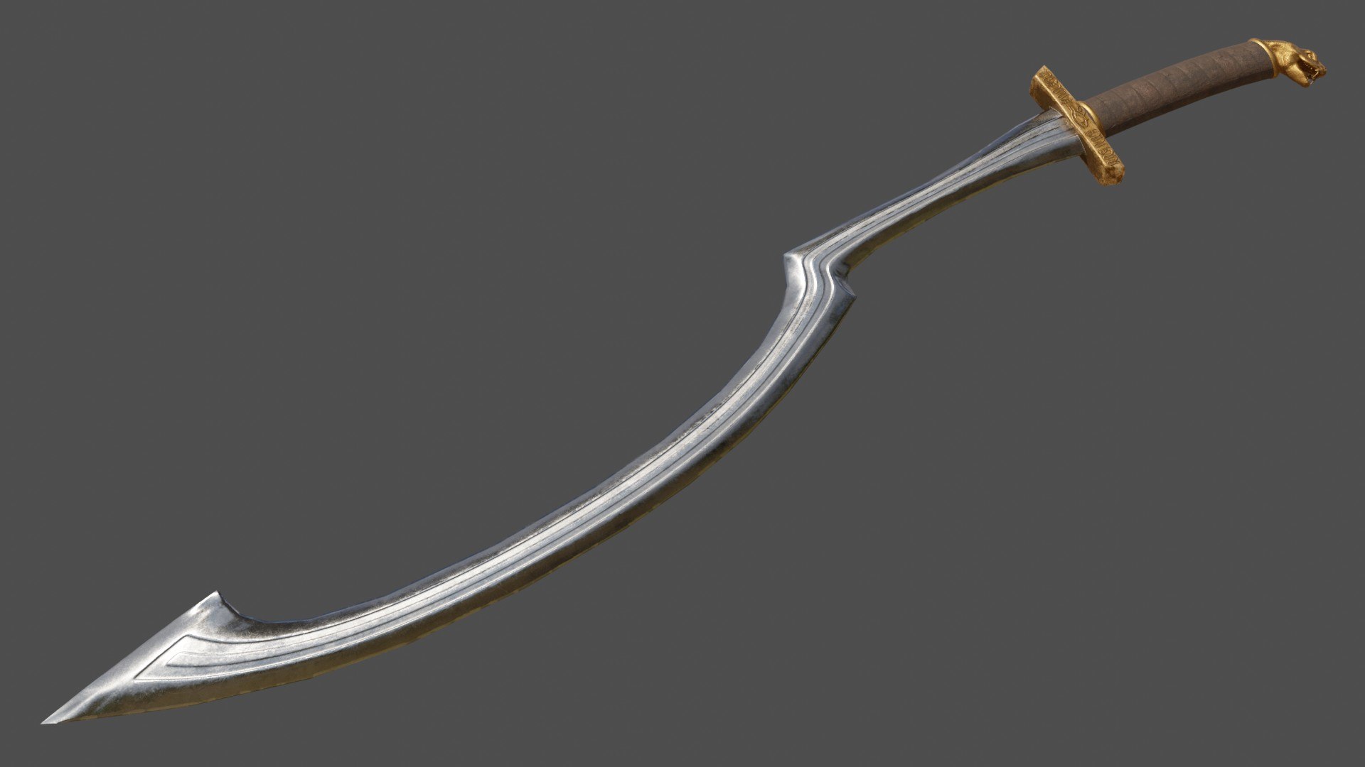 3D Sword Weapon Khopesh Model - TurboSquid 1489621