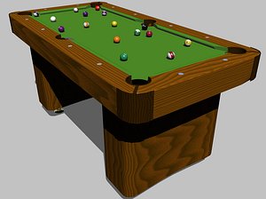 pool table 3d 3ds