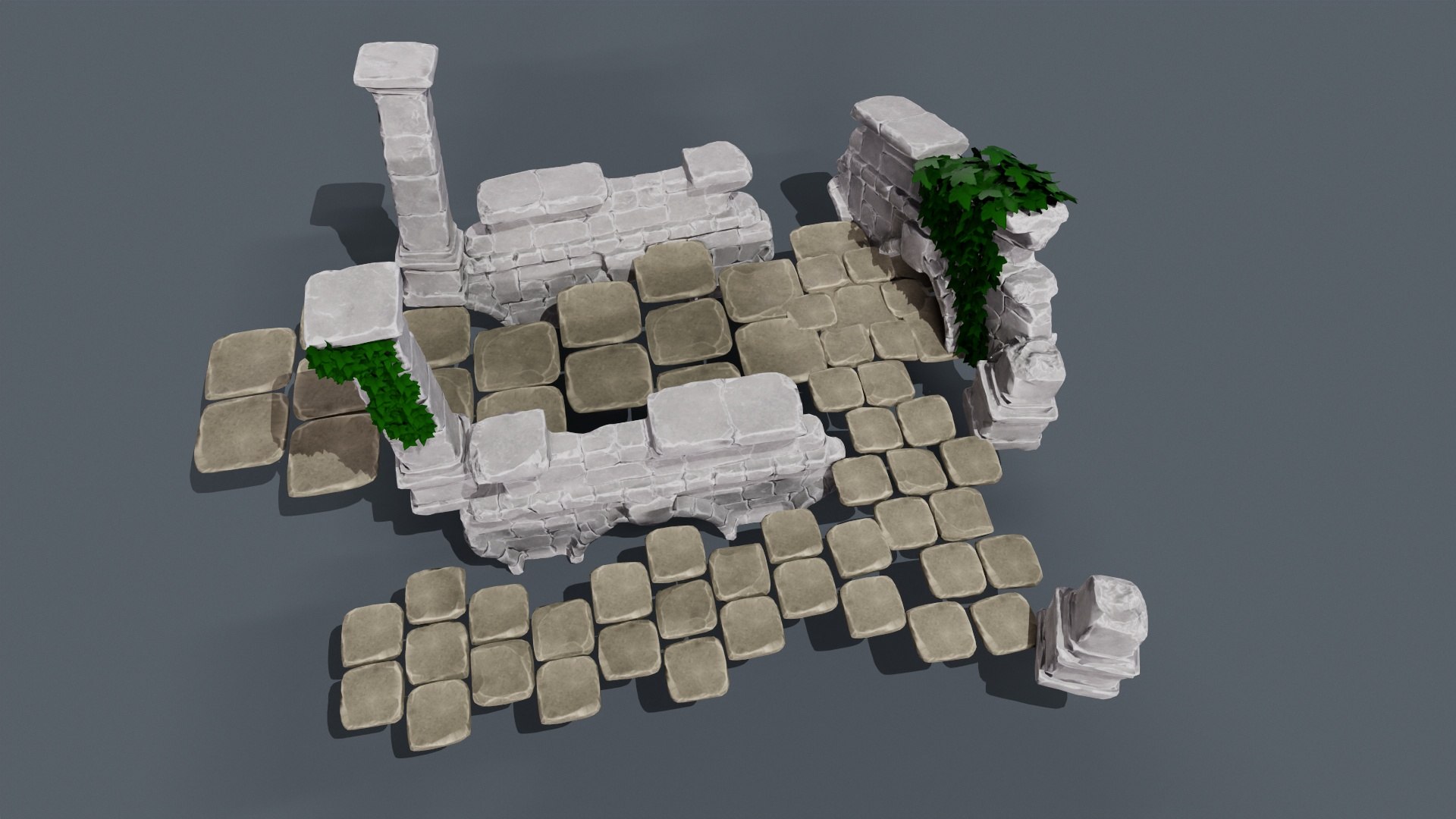 Ruin Gate 3D Model - TurboSquid 2179034