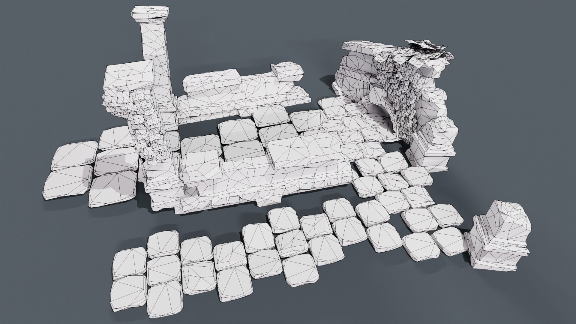 Ruin Gate 3D Model - TurboSquid 2179034