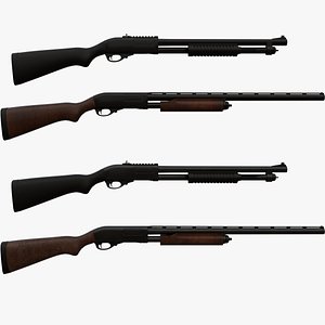 Remington 870 Shotgun 3D model