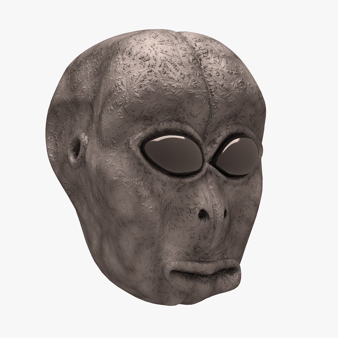 Alien Head 3D - TurboSquid 1298942