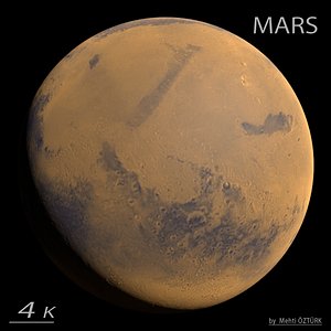 3d model realistic mars