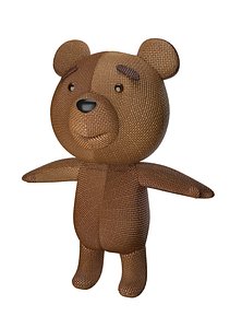 teddy bear 3d model