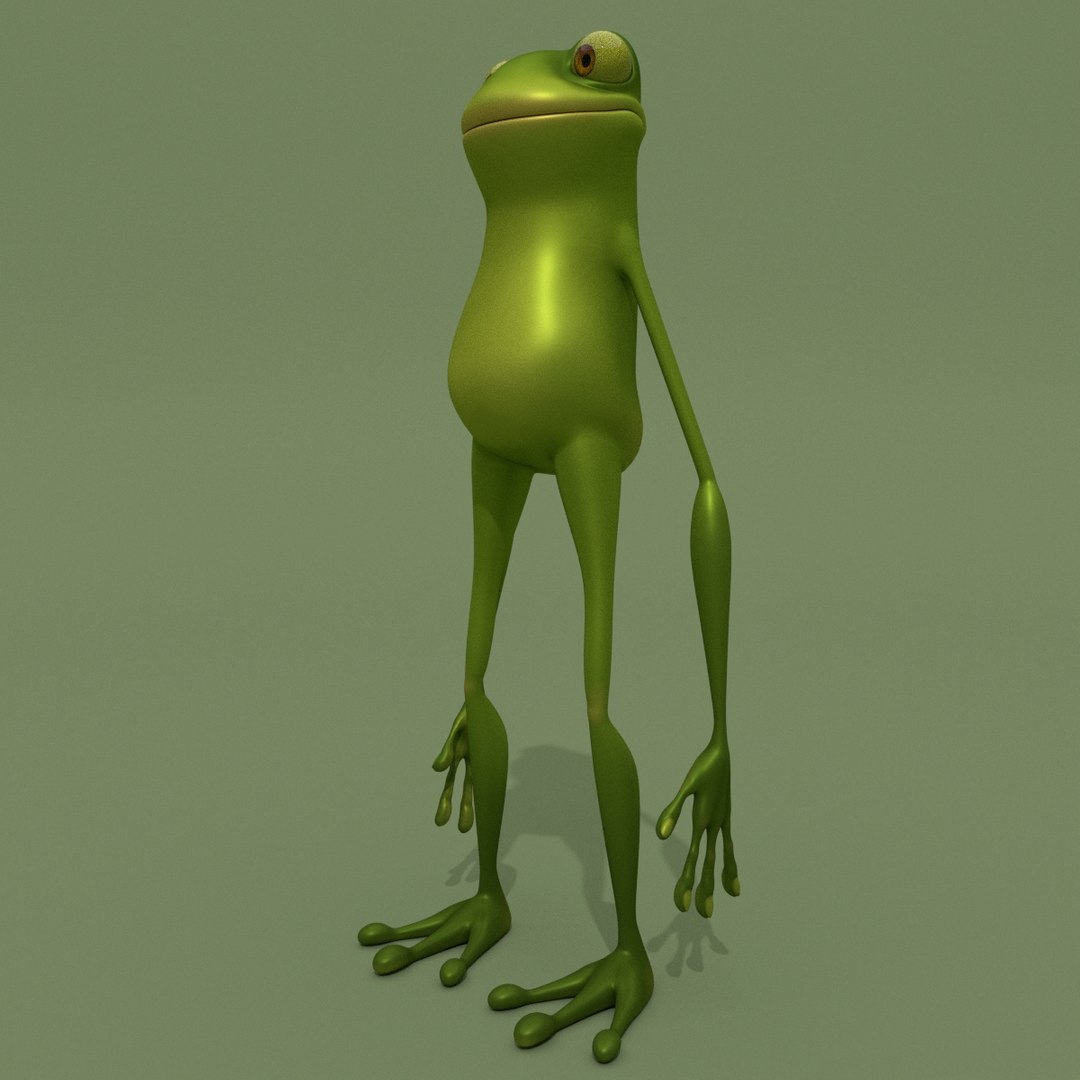 Cartoon Frog Toon 3D - TurboSquid 1192545