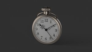 pocket watch 3D model