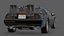 1985 DeLorean DMC-12 Machine 3D Model  Back to the Future Icon
