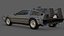 1985 DeLorean DMC-12 Machine 3D Model  Back to the Future Icon