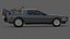 1985 DeLorean DMC-12 Machine 3D Model  Back to the Future Icon