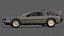 1985 DeLorean DMC-12 Machine 3D Model  Back to the Future Icon