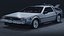 1985 DeLorean DMC-12 Machine 3D Model  Back to the Future Icon