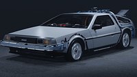 1985 DeLorean DMC-12 Machine 3D Model  Back to the Future Icon