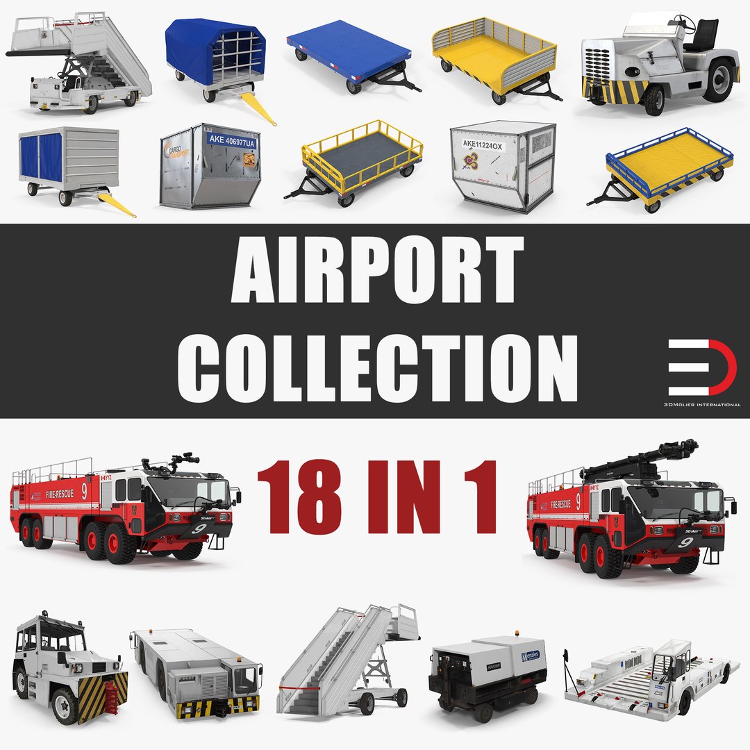 Airport Collection 3D model preview