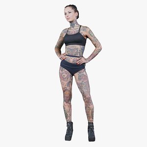 Tattoo Model 6 Remastered 3D model